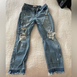 Abercrombie & Fitch High Rise Mom Jeans Curve Love